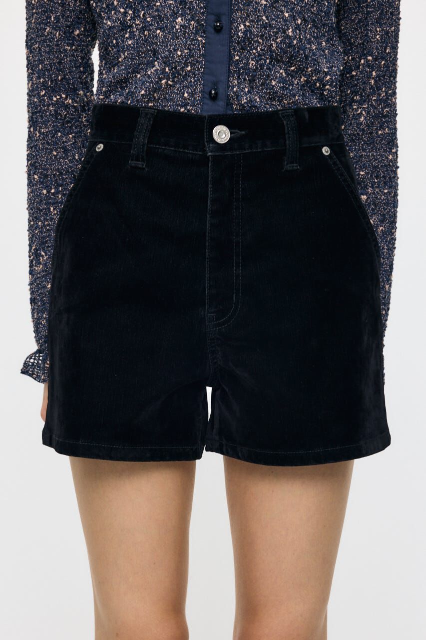 MOUSSY「VELVET MICRO ショーツ」|デニム|