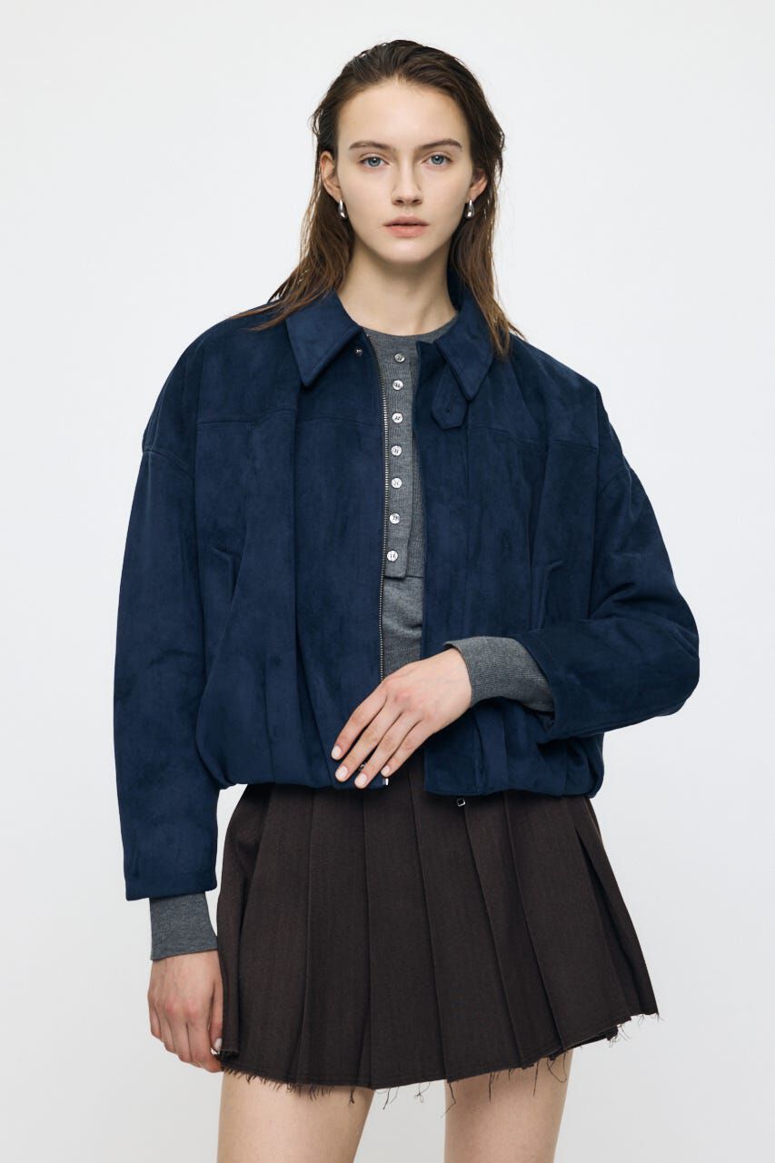 MOUSSY「F/SUEDE PUFFER ブルゾン」|ブルゾン・スタジャン|