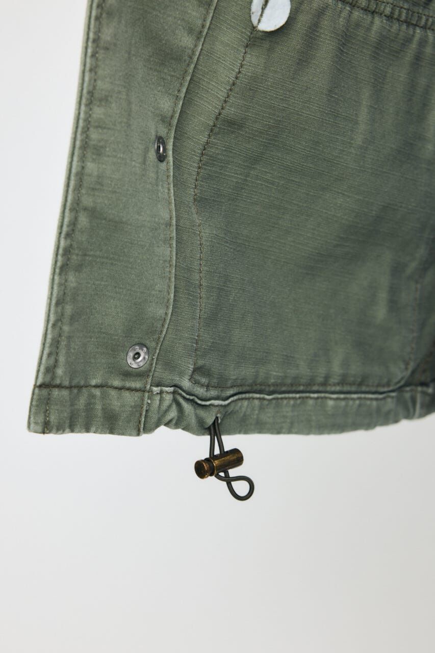 MOUSSY「BACKSATIN BDU ジャケット」|ブルゾン・スタジャン|