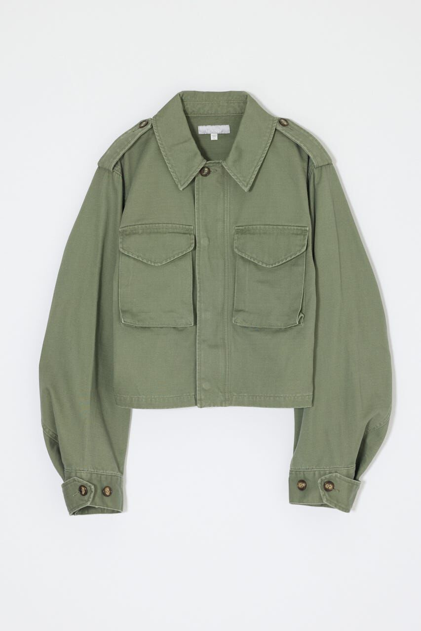 MOUSSY「BACKSATIN BDU SHORTジャケット」|ブルゾン・スタジャン|