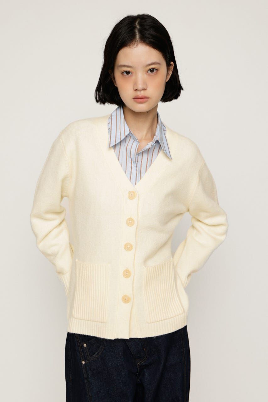 SLY「V NECK BUTTON カーディガン」|カーディガン|IVOY3