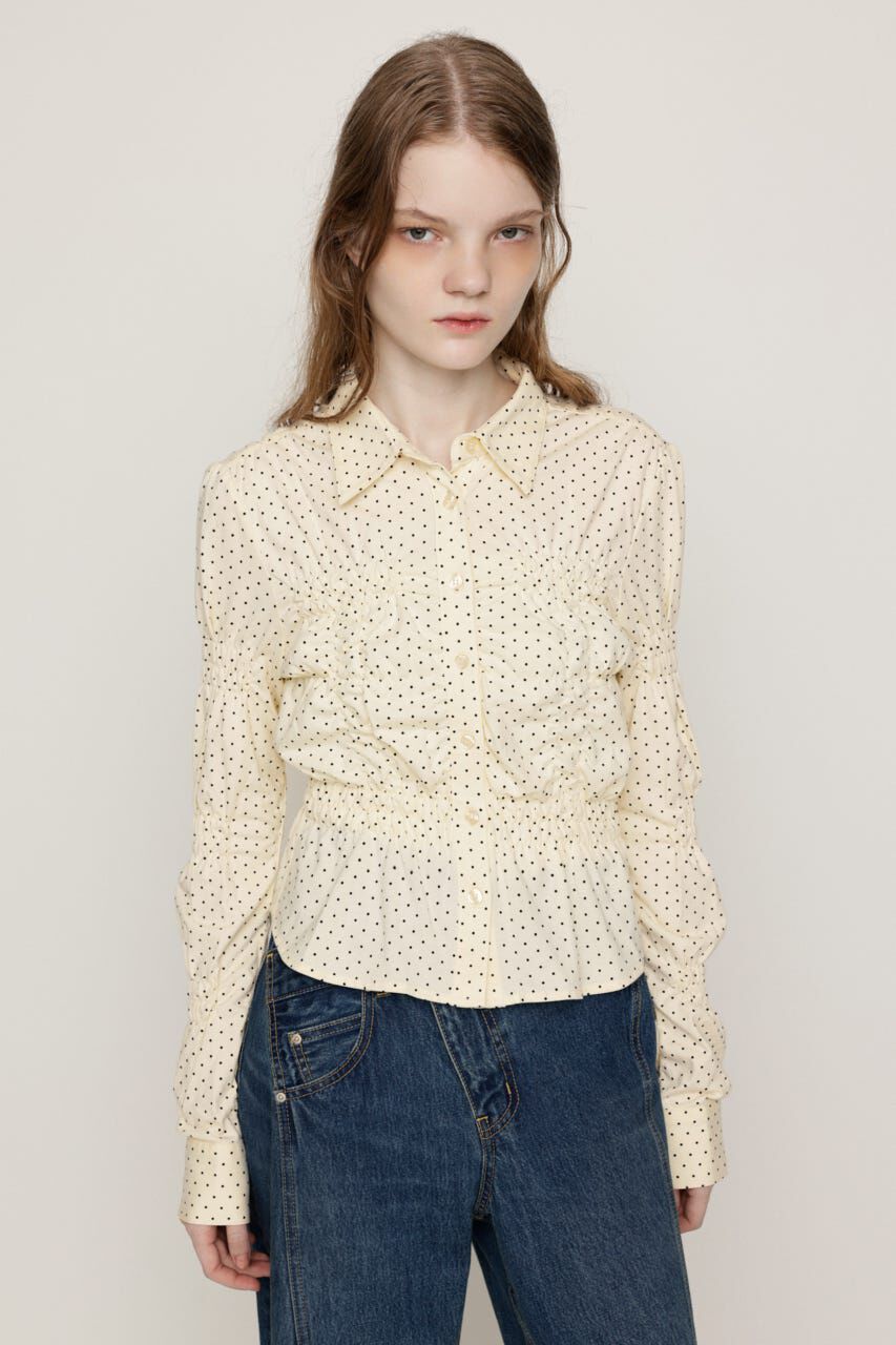 SLY「RANDOM SHIRRING CUT トップス」|シャツ・ブラウス|