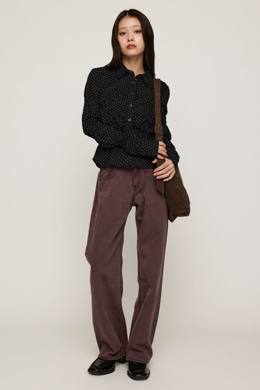 SLY「RANDOM SHIRRING CUT トップス」|シャツ・ブラウス|