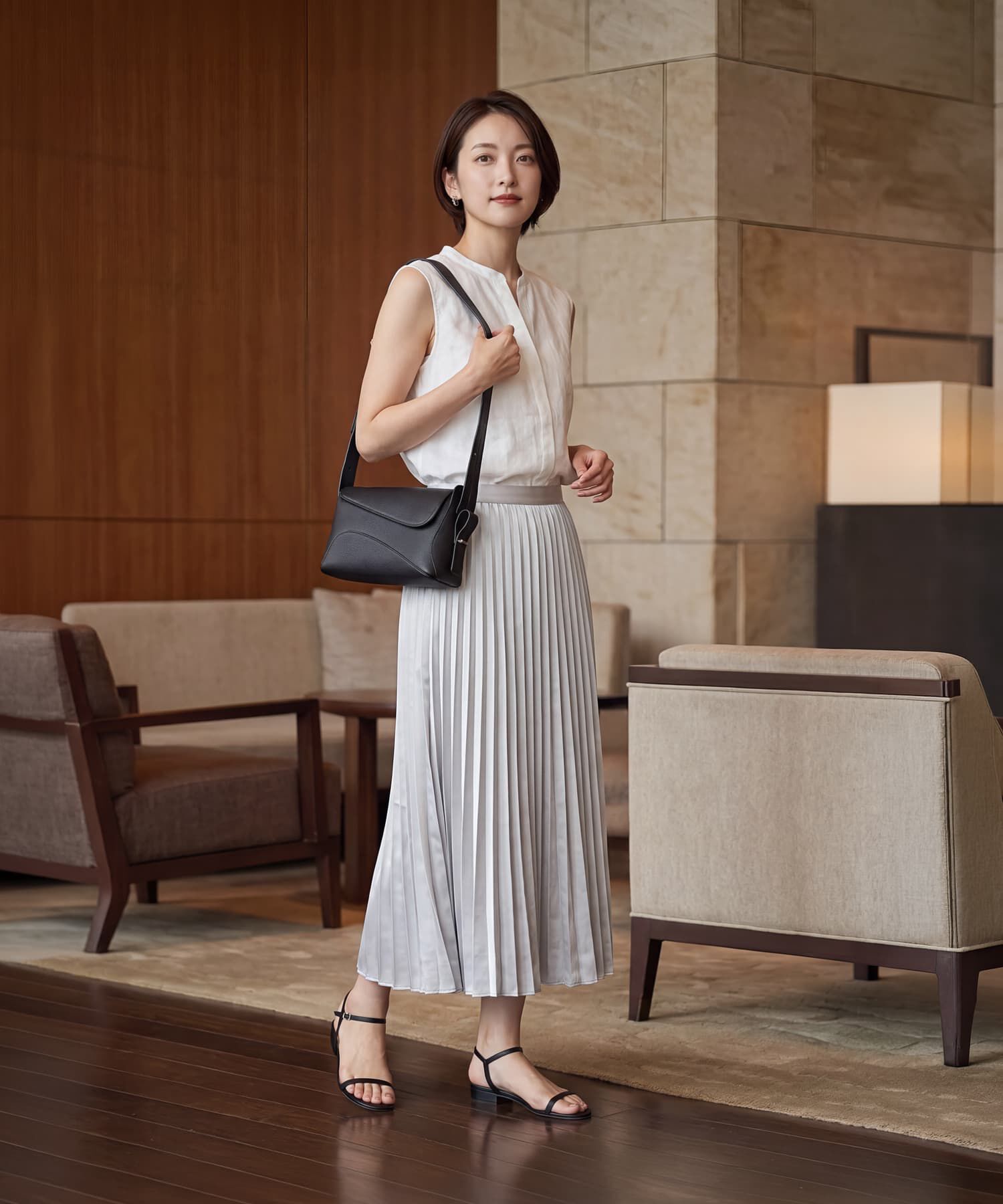 STYLE DELI「【DELI by】カーブフォルムの本革ミニショルダー」|ショルダー・メッセンジャー|