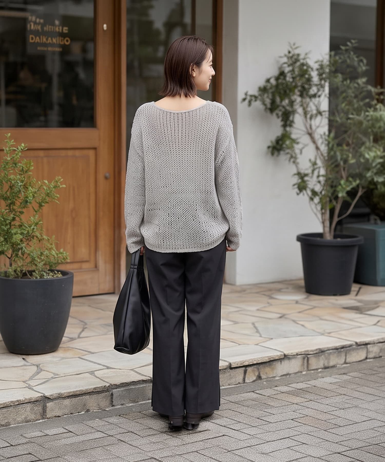 STYLE DELI「リボンヤーンざっくり編みプルオーバー」|ニット・セーター|