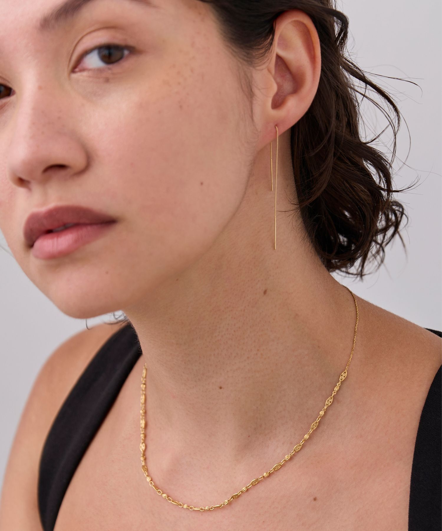 JUPITER「【K10】ベーシックアメリカンピアス/ベネチアンチェーン」|ピアス|
