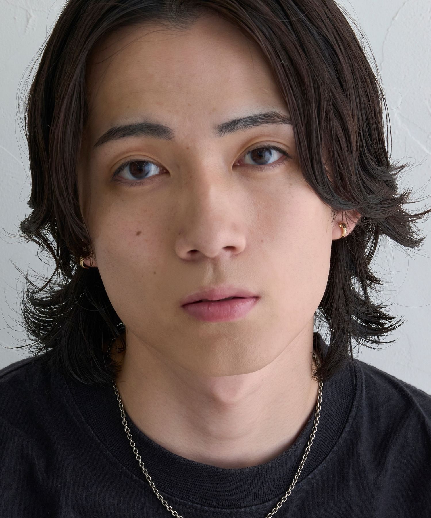 JUPITER「【K10】クレセントフープピアス/ユニセックス/ゴールド」|ピアス|