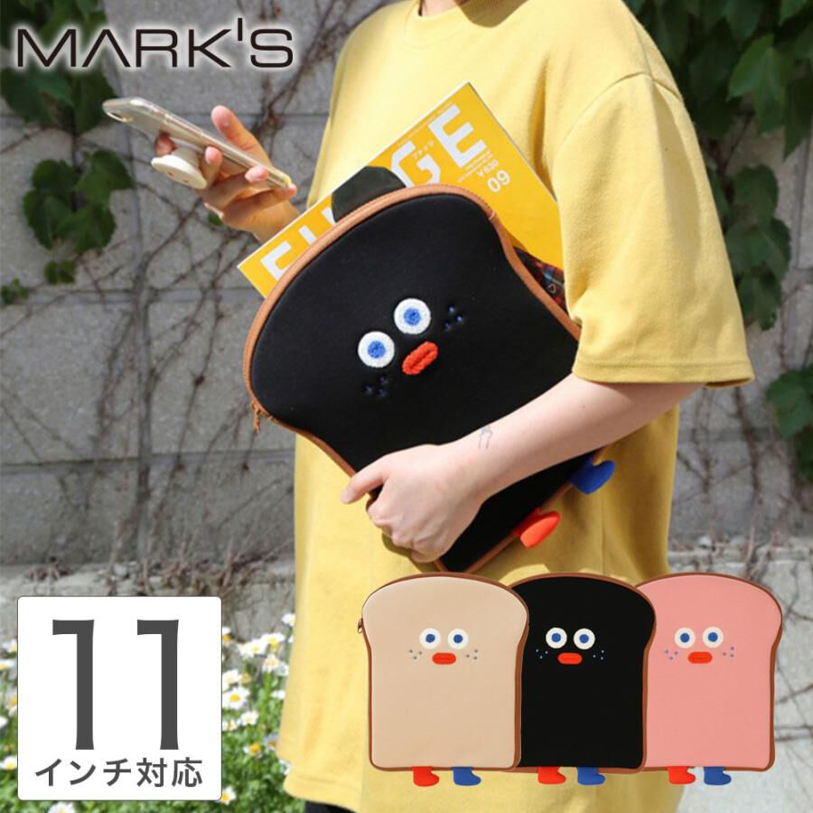 Bonnes fetes「ｉＰａｄ用ポーチ・１１インチ・ブランチブラザー／デジタルアクセサリー」|モバイルケース|ブラック
