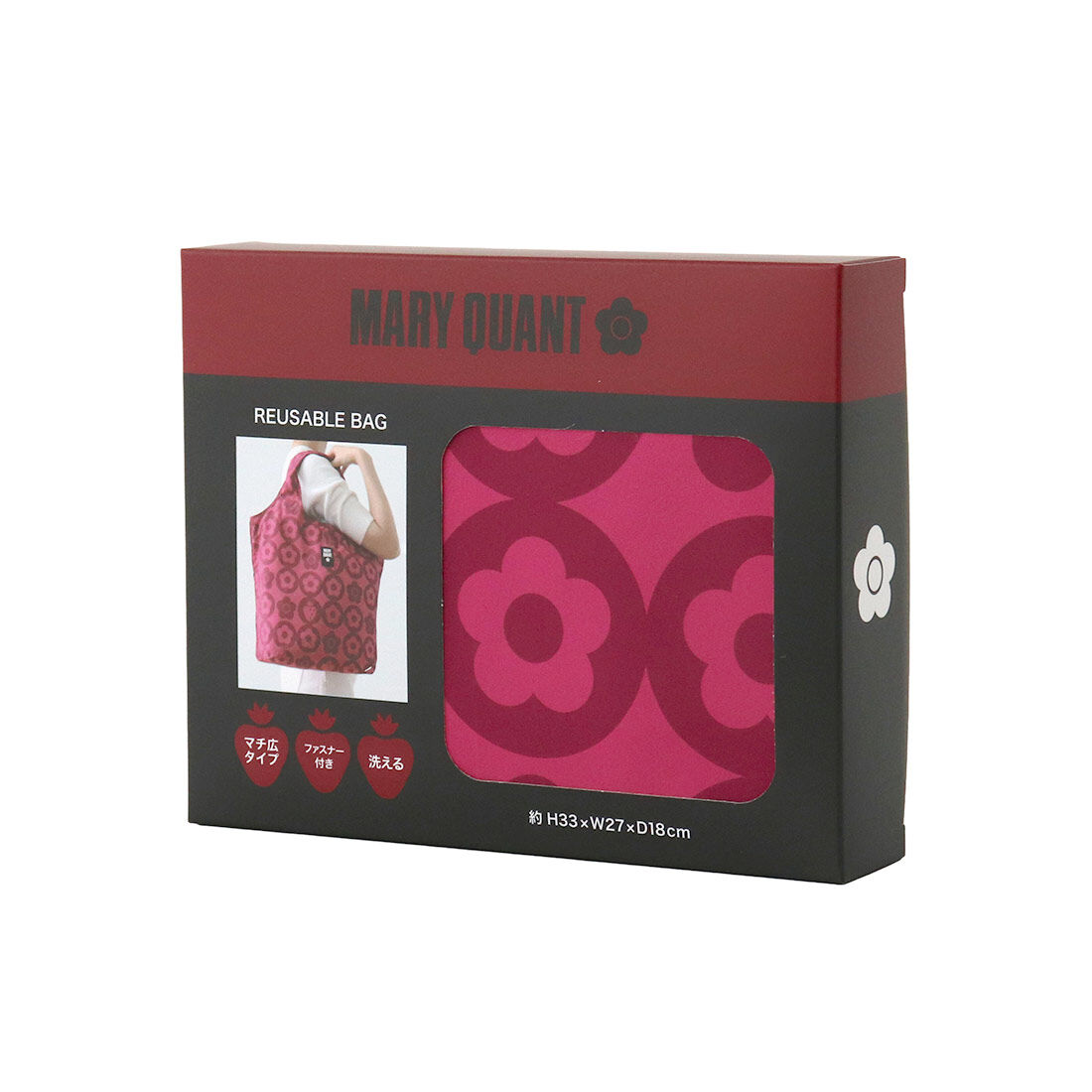 MARY QUANT「MARY QUANT エコバッグ＜イチゴ＞」|エコバッグ|