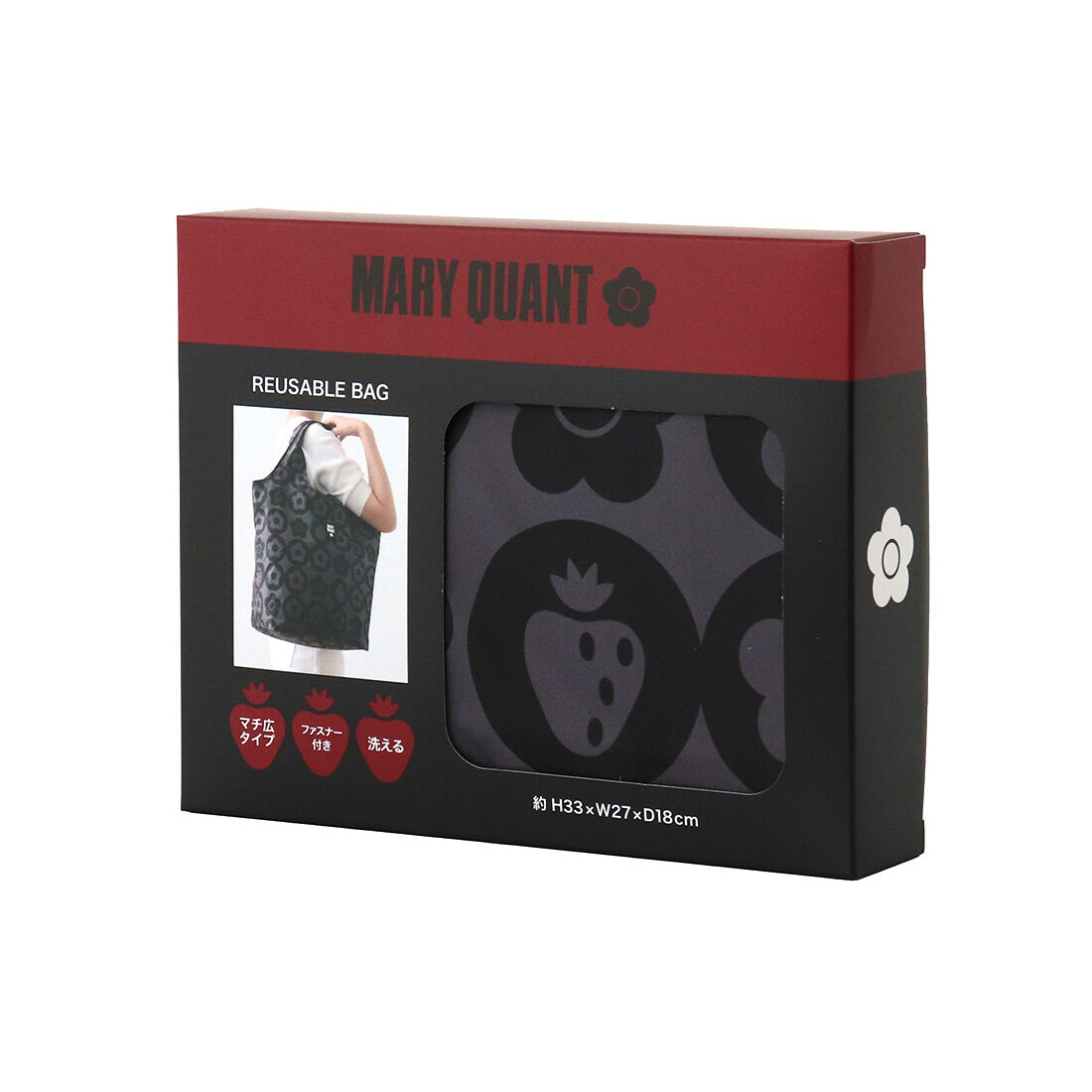 MARY QUANT「MARY QUANT エコバッグ＜イチゴ＞」|エコバッグ|