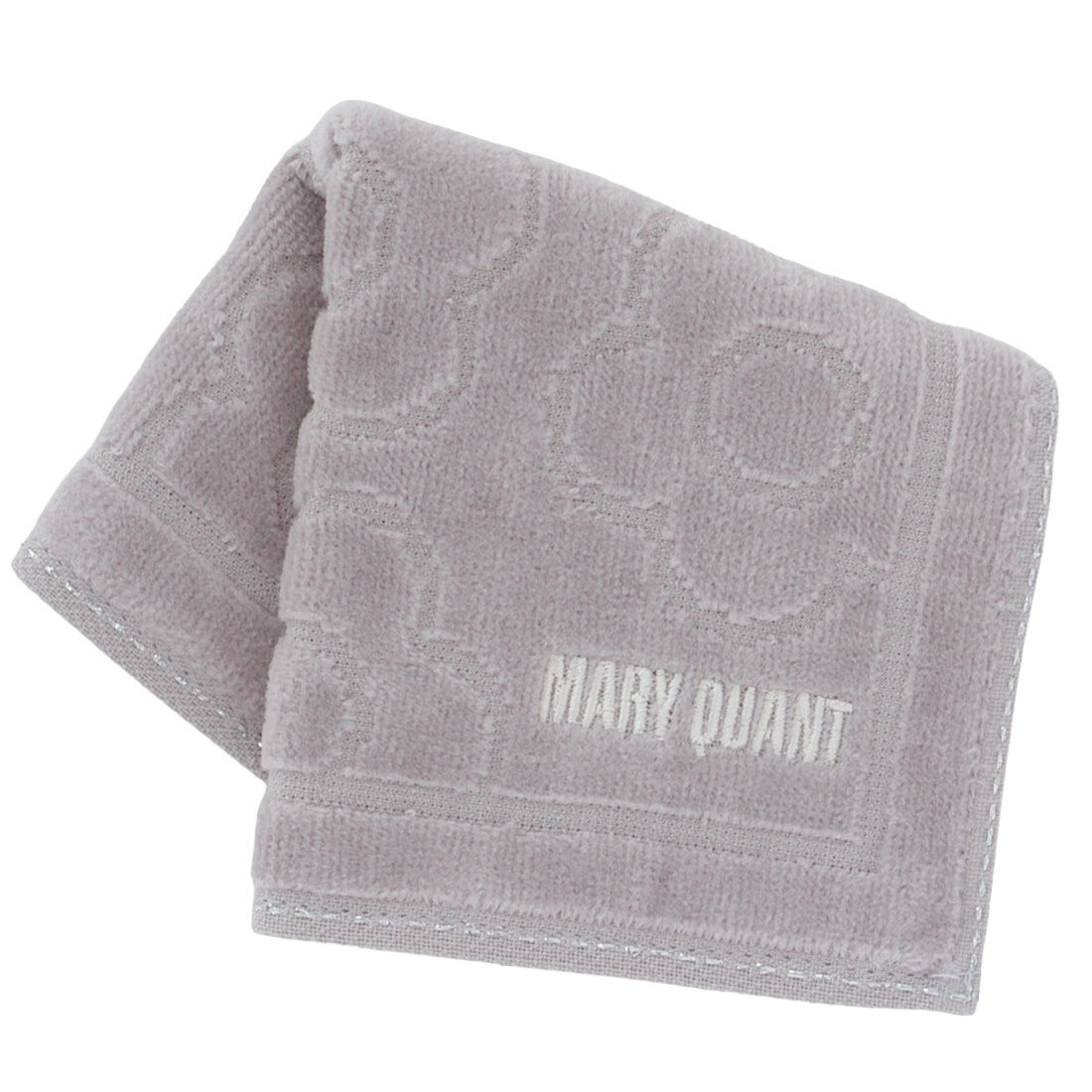 MARY QUANT「MARY QUANT タオルハンカチ＜ラメステッチ＞」|ハンカチ|