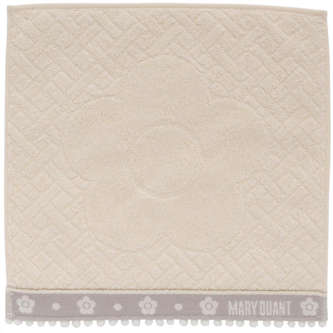 MARY QUANT「MARY QUANT タオルハンカチ＜ドットレース＞」|ハンカチ|アイボリー