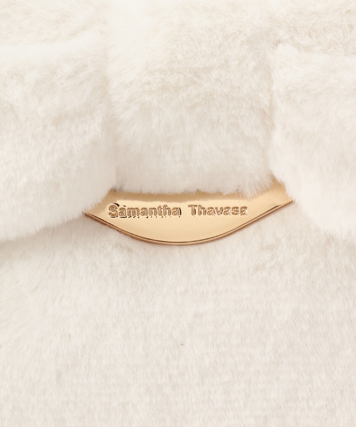 Samantha Thavasa「リボンモチーフファーバッグ」|ハンドバッグ|