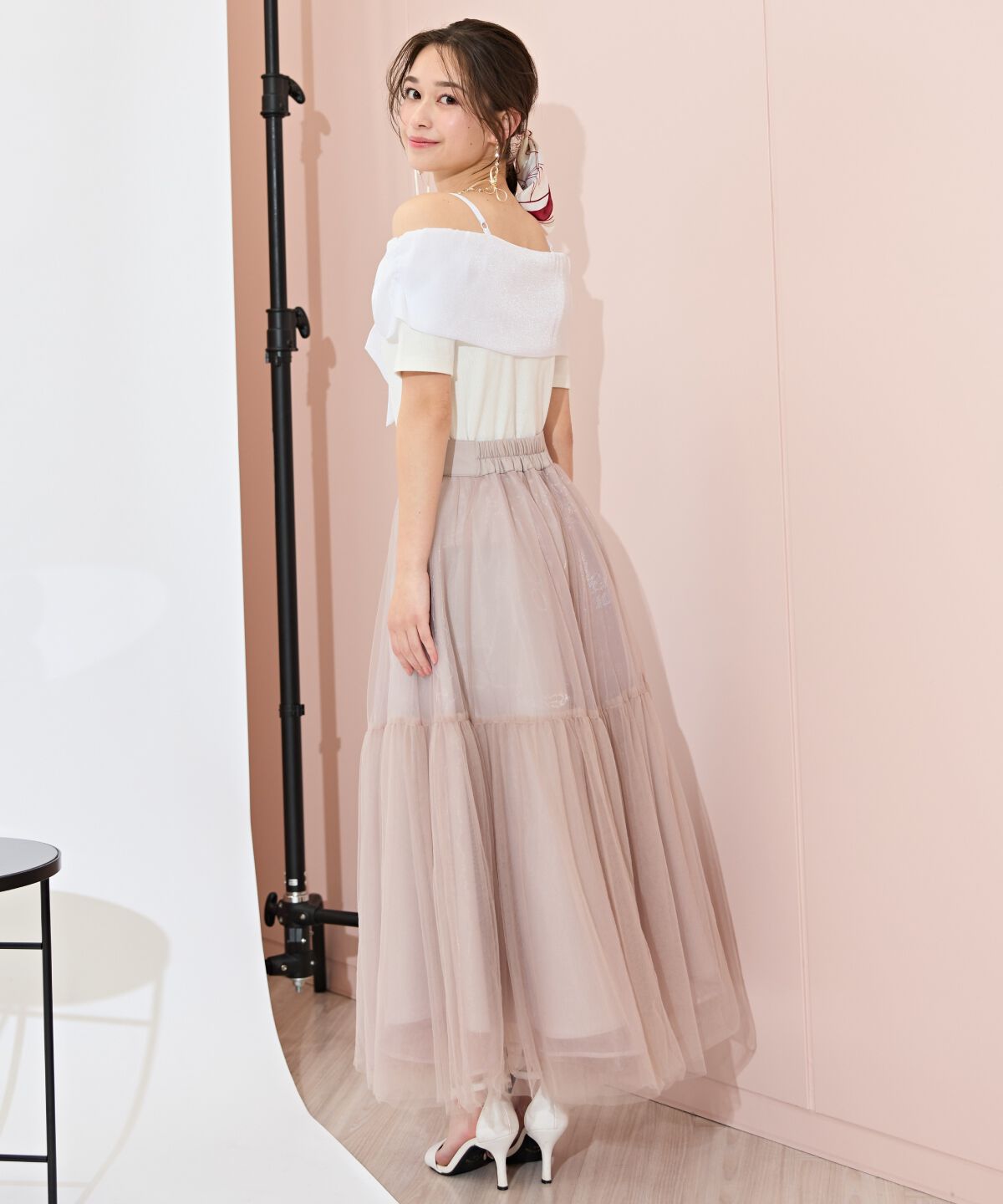 WILLSELECTION「ツイストリボンオフショルトップス」|Tシャツ・カットソー|