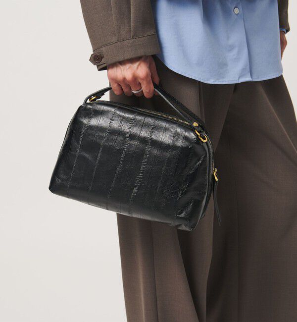 UNITED ARROWS「＜GIANNI CHIARINI＞ALIFA SHINY M バッグ」|ショルダー・メッセンジャー|BLACK