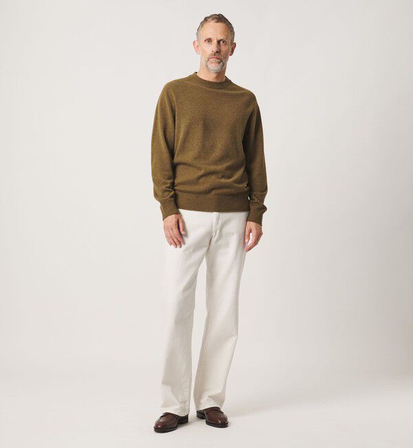 UNITED ARROWS「＜SOVEREIGN＞ウール/カシミヤ  ホールガーメント クルーネックニット」|ニット・セーター|