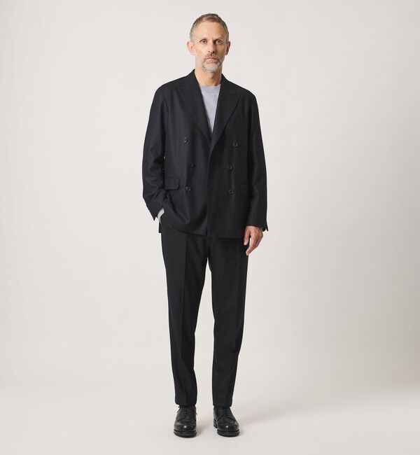 UNITED ARROWS「＜SOVEREIGN＞ウール/カシミヤ  ホールガーメント クルーネックニット」|ニット・セーター|
