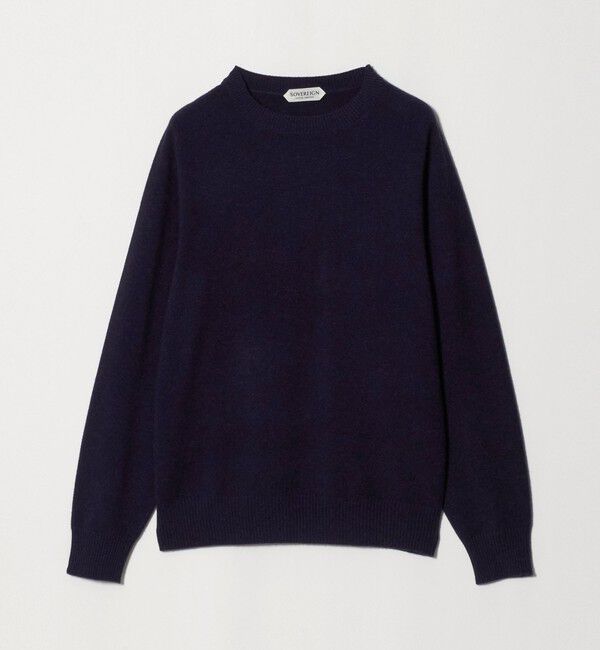 UNITED ARROWS「＜SOVEREIGN＞ウール/カシミヤ  ホールガーメント クルーネックニット」|ニット・セーター|