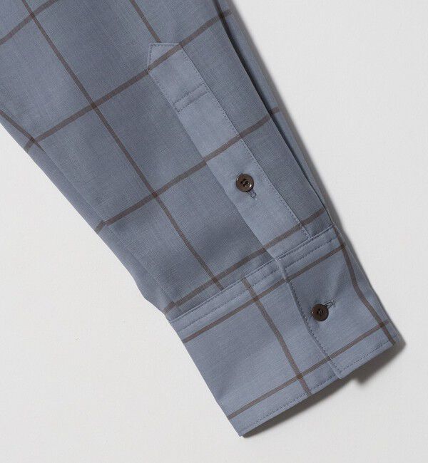 UNITED ARROWS「シアー チェック スカーフ ブラウス 」|シャツ・ブラウス|