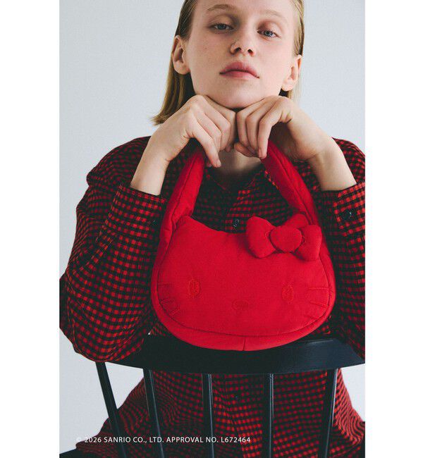 UNITED ARROWS「＜HELLO KITTY &times; UNITED ARROWS＞フェイス バッグ」|ハンドバッグ|
