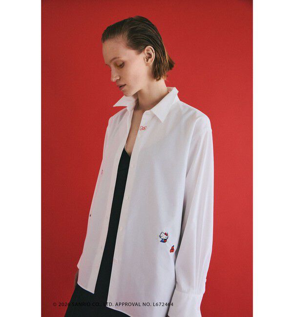 UNITED ARROWS「＜HELLO KITTY &times; UNITED ARROWS＞エンブロイダリー シャツ」|シャツ・ブラウス|