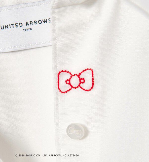 UNITED ARROWS「＜HELLO KITTY &times; UNITED ARROWS＞エンブロイダリー シャツ」|シャツ・ブラウス|