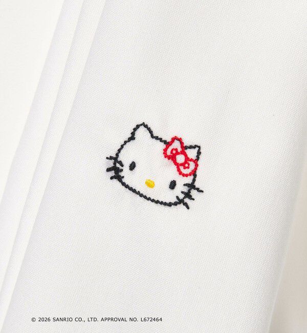 UNITED ARROWS「＜HELLO KITTY &times; UNITED ARROWS＞エンブロイダリー シャツ」|シャツ・ブラウス|