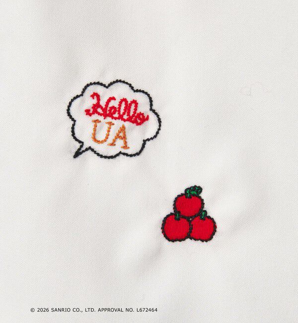 UNITED ARROWS「＜HELLO KITTY &times; UNITED ARROWS＞エンブロイダリー シャツ」|シャツ・ブラウス|