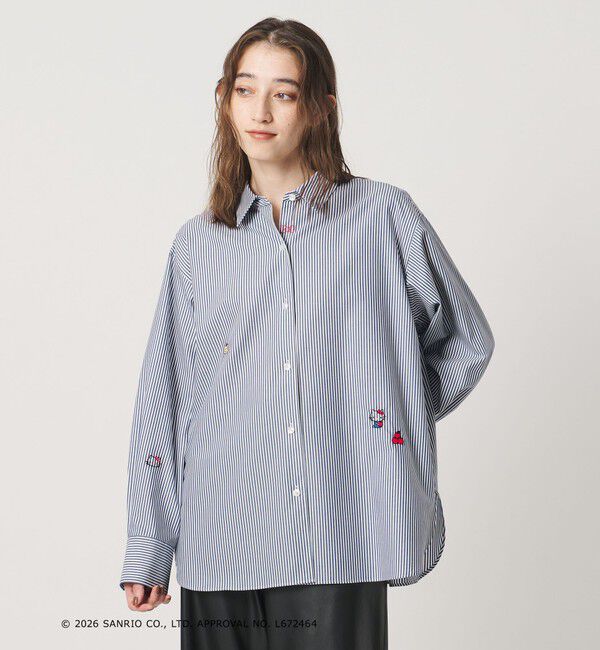 UNITED ARROWS「＜HELLO KITTY &times; UNITED ARROWS＞エンブロイダリー シャツ」|シャツ・ブラウス|