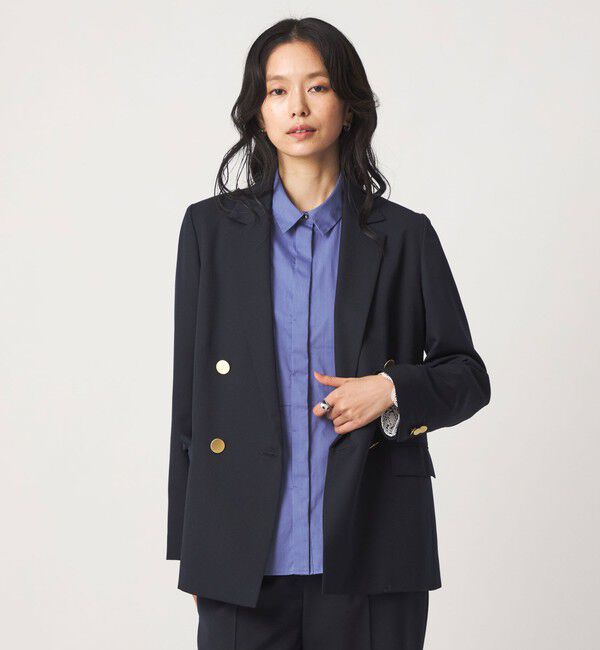 UNITED ARROWS green label relaxing「［size SHORT/TALLあり］Greed グリード ダブル ジャケット ウォッシャブル」|テーラードジャケット|