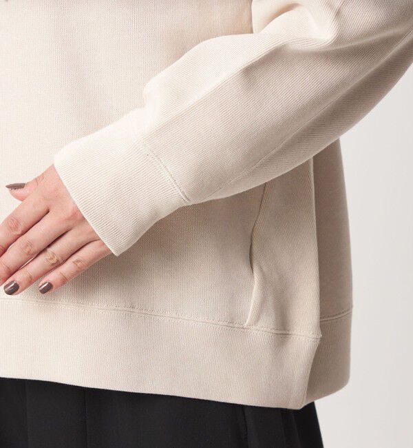 UNITED ARROWS green label relaxing「【WEB限定】＜at ease＞ダブルフェイス レースアップ プルオーバー カットソー」|Tシャツ・カットソー|