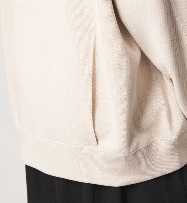 UNITED ARROWS green label relaxing「【WEB限定】＜at ease＞ダブルフェイス レースアップ プルオーバー カットソー」|Tシャツ・カットソー|