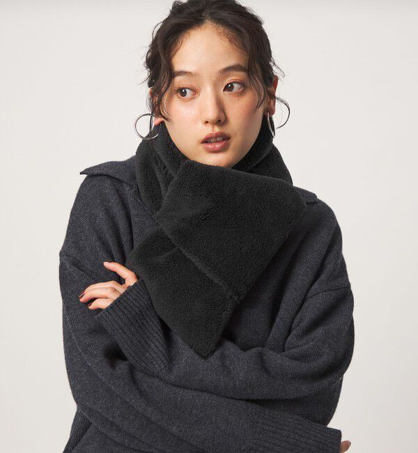 UNITED ARROWS green label relaxing「【別注】＜TAION＞ボア マフラー」|マフラー|