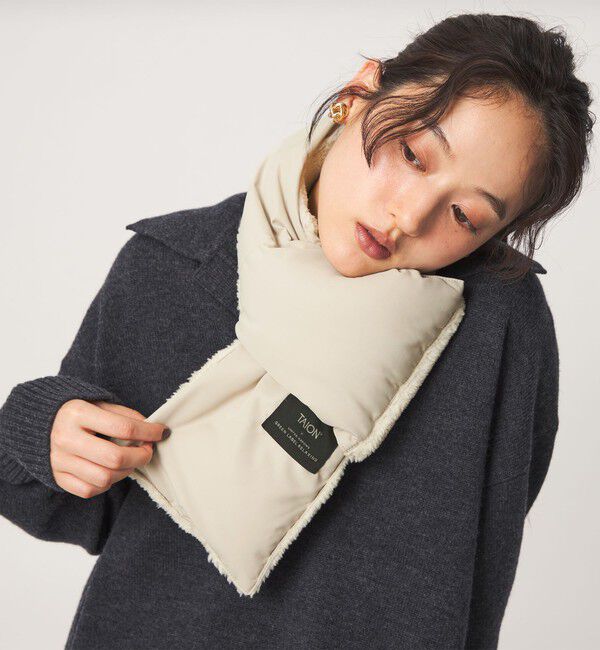 UNITED ARROWS green label relaxing「【別注】＜TAION＞ボア マフラー」|マフラー|