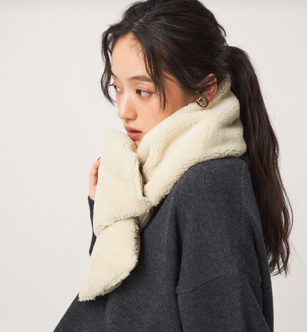 UNITED ARROWS green label relaxing「【別注】＜TAION＞ボア マフラー」|マフラー|