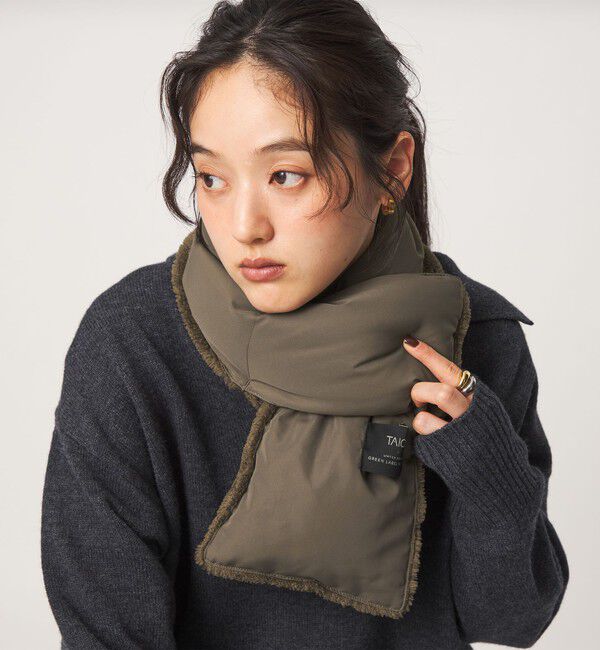 UNITED ARROWS green label relaxing「【別注】＜TAION＞ボア マフラー」|マフラー|