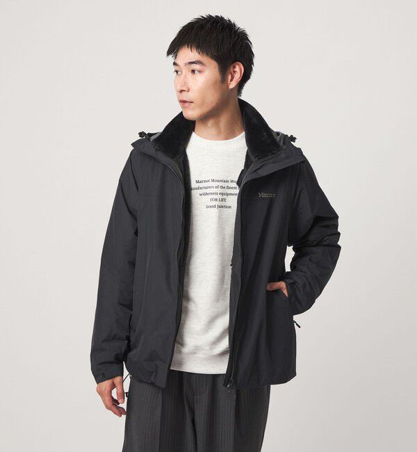 UNITED ARROWS green label relaxing「【別注】＜Marmot＞2-IN1 ３WAY ジャケット」|ブルゾン・スタジャン|BLACK