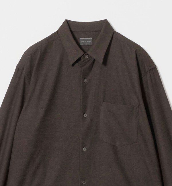 UNITED ARROWS green label relaxing「フラノ ジャストルーズ 長袖 シャツ」|シャツ・ブラウス|