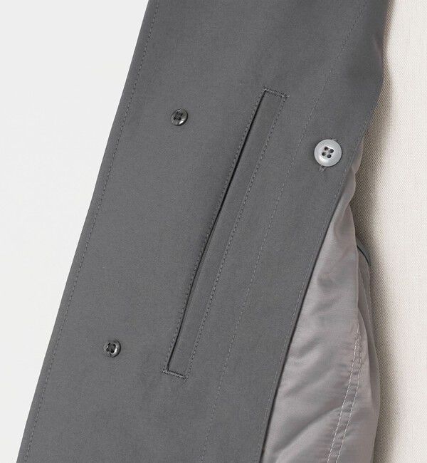 UNITED ARROWS green label relaxing「A+ ポリエステル ミノテック 2WAY バルカラー ステンカラーコート -撥水・防風・保温-」|ステンカラーコート|