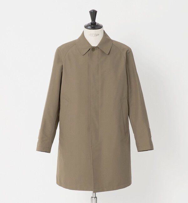 UNITED ARROWS green label relaxing「A+ ポリエステル ミノテック 2WAY バルカラー ステンカラーコート -撥水・防風・保温-」|ステンカラーコート|MOCA