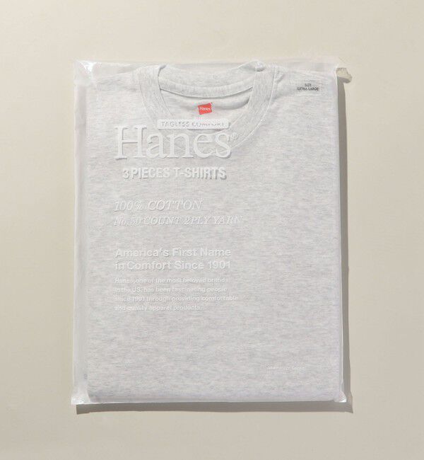 BEAUTY&YOUTH UNITED ARROWS「【別注】 ＜Hanes（ヘインズ）＞ 3PACK T-SHIRTS/パックTシャツ」|Tシャツ・カットソー|MD.GRAY