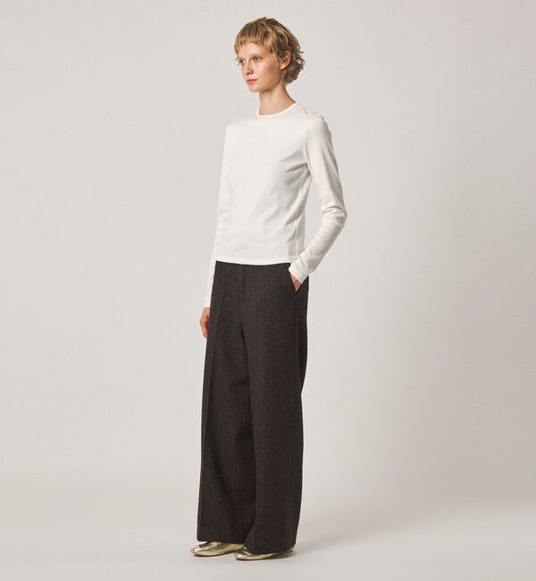 STEVEN ALAN「＜Steven Alan＞コットン フライス ロングスリーブ プルオーバー」|Tシャツ・カットソー|