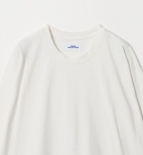 NICE WEATHER「＜NICE WEATHER＞プレーン ロングスリーブ Tシャツ」|Tシャツ・カットソー|