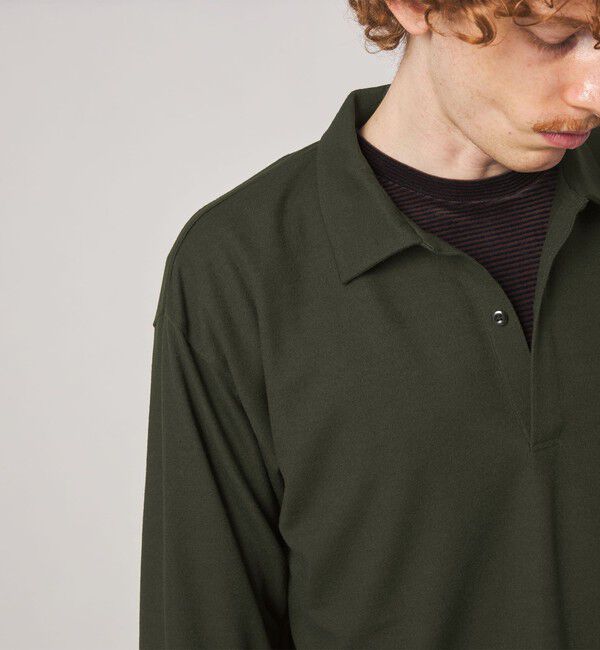 STEVEN ALAN「＜Steven Alan＞ ミルド ウール 1B スキッパー」|ポロシャツ|