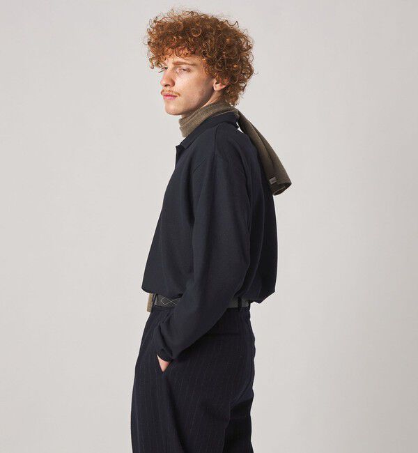 STEVEN ALAN「＜Steven Alan＞ ミルド ウール 1B スキッパー」|ポロシャツ|