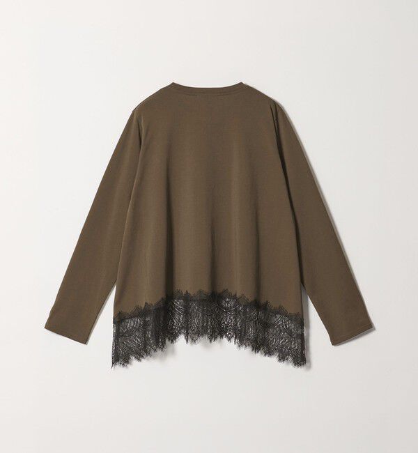 BEAUTY&YOUTH UNITED ARROWS「レースコンビ ロングスリーブ カットソー」|Tシャツ・カットソー|