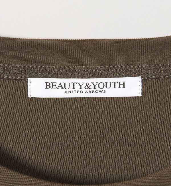 BEAUTY&YOUTH UNITED ARROWS「レースコンビ ロングスリーブ カットソー」|Tシャツ・カットソー|