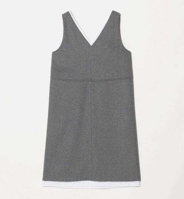 BEAUTY&YOUTH UNITED ARROWS「毛ブレンド ビーバー レイヤード ワンピース」|ワンピース|