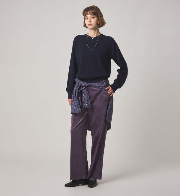 STEVEN ALAN「＜Steven Alan＞カシミヤ Vネック ニット」|ニット・セーター|