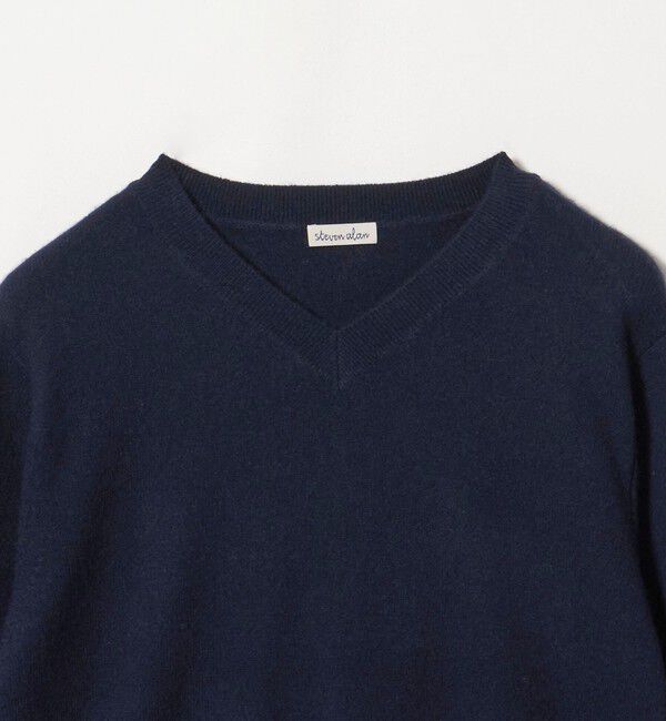 STEVEN ALAN「＜Steven Alan＞カシミヤ Vネック ニット」|ニット・セーター|